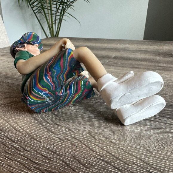 D Manning Figurine Shelf Sitters GOLFER from the Family Friends Collection LE. - Picture 3 of 8